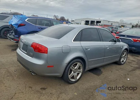2007 Audi A4 2.0T Quattro из США, поврежденный, VIN WAUDF78E87A136158
